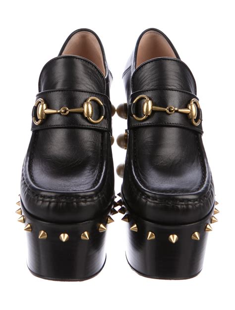 gucci patent loafers|gucci platform loafer.